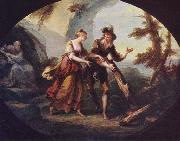Angelica Kauffmann Miranda and Ferdinand in The Tempest oil painting artist